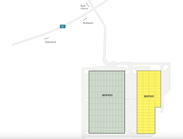 Warehouses CTPark Budapest South, Budapest - warehouses for rent. Plan zagospodarowania.